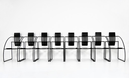 Eetkamerstoelen "Quinta" van Mario Botta voor Alias, jaren 1980, set van 8
