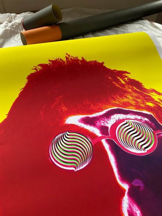 Image 1 of John Lennon - The Beatles - photo by R. Avedon for 'Look Magazine' 1967 - Poster 70x100 cm