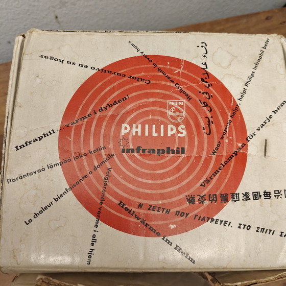 Image 1 of Vintage Philips Infraphil Space Age Design Lamp 1970s (complete set)