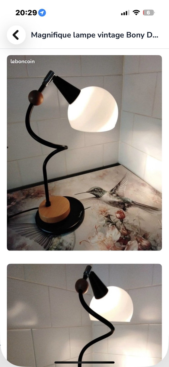 Vintage Bony Design Lamp – Table lamps, Metal (photo 5 of 8)