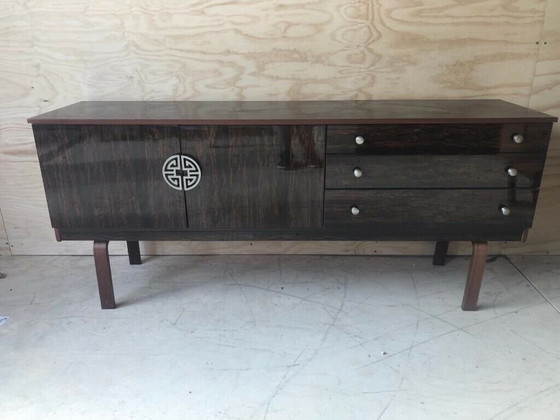 Buffet bas en palissandre de Schreiber, 1962 (photo 2 of 10)