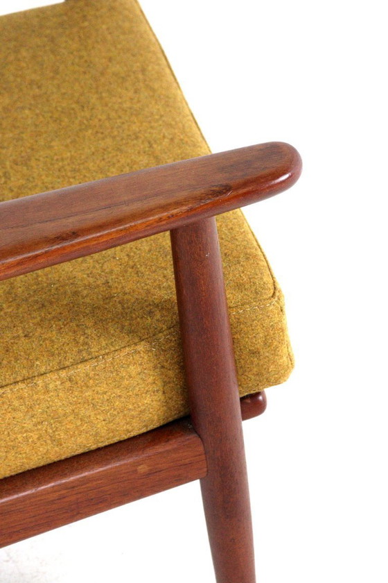 Image 1 of Vintage fauteuil  'Bamberg' nieuw gestoffeerd