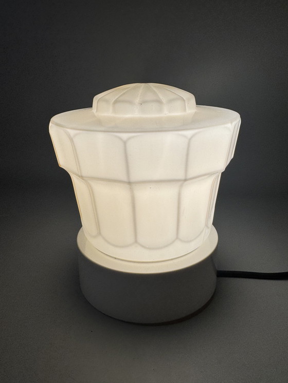 Image 1 of Thabur plafondlamp in crème glas