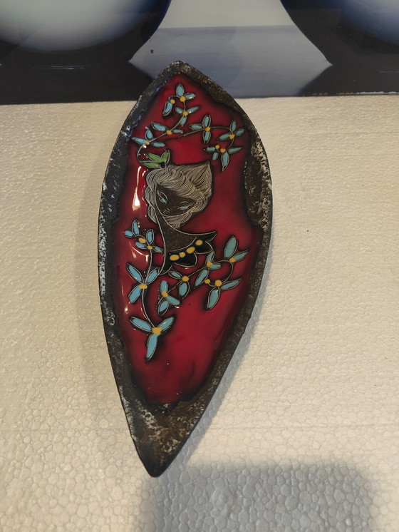 Image 1 of Large Ceramica San Marino Wall Plate Italy