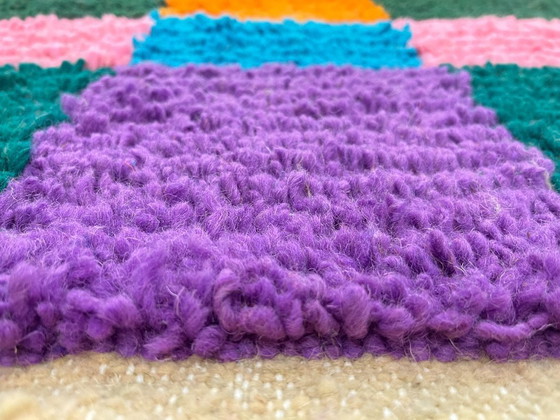 Image 1 of Berber Rug - 245 cm x 150 cm - colored Wool