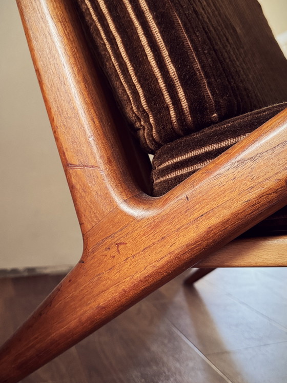 Image 1 of Seltenes und ikonisches Ensemble von Poul Jensen für Selig: Zwei Loungesessel und ein Schlafsofa aus der „Z Chair“-Kollektion