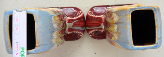 Image 1 of Thulin Pottery - 2 vases - #277 - Earthenware - Pair of Art Deco Vases