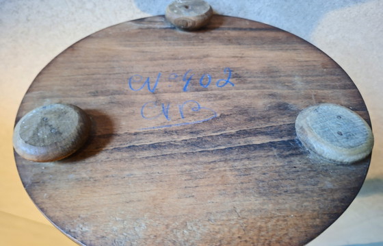 Image 1 of Vintage houten plantentafel / bijzettafel Barley Twist