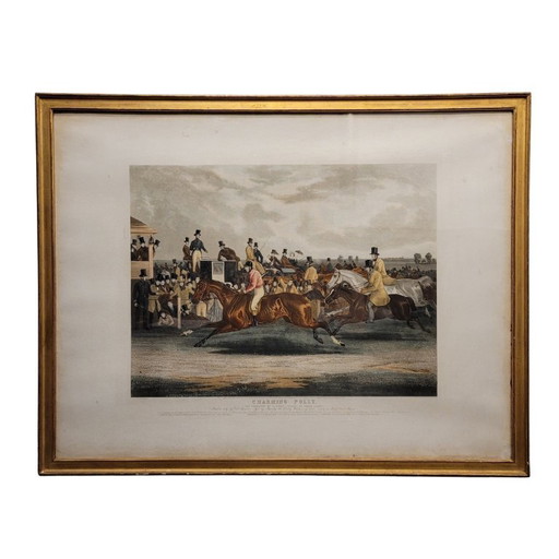 Aquarell-Radierung auf Papier "Charming Polly", J. R. Mackerel, 1844 - England