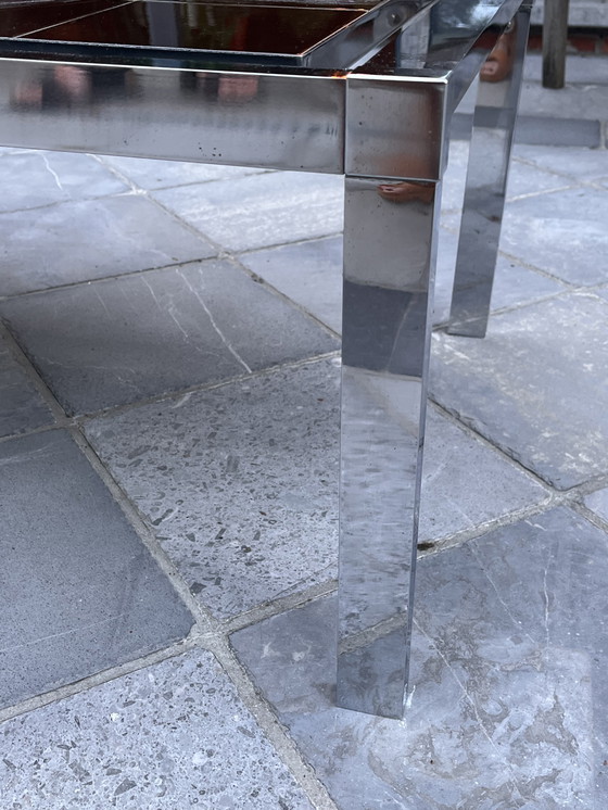 Image 1 of Coffee table 70s , ceramic tiles with chrome