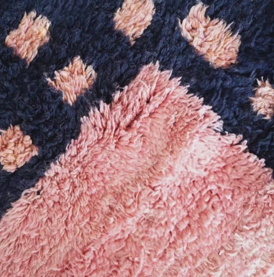Image 1 of Tapis en laine naturelle tissé main artisanale authentique 2/3 m