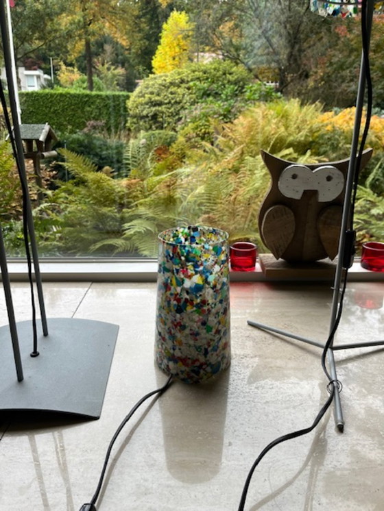 Image 1 of Design lamps with shades made from recycled materials