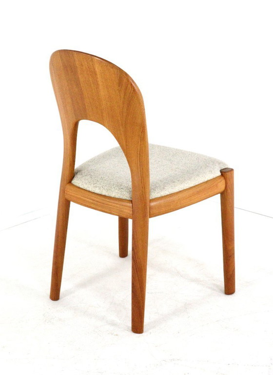 Image 1 of Suite de 4 chaises Koefoed Morten en teck vintage danois