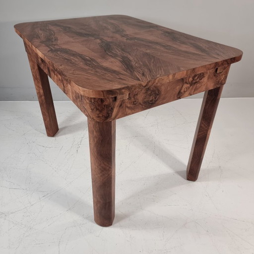 Art Deco Dining Table in Walnut, 1960s
