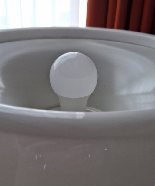 Hagoort Witte Willem Floor Lamp Round 1970