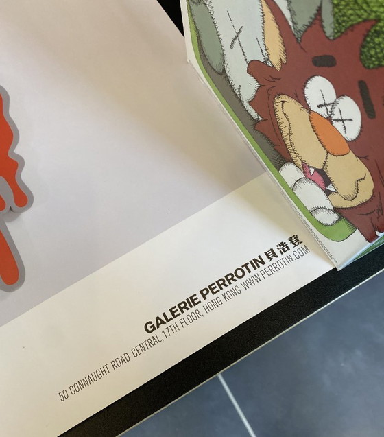 Image 1 of Kaws Print Poster The Nature of Need Galerie Perrotin, Hong Kong 2012