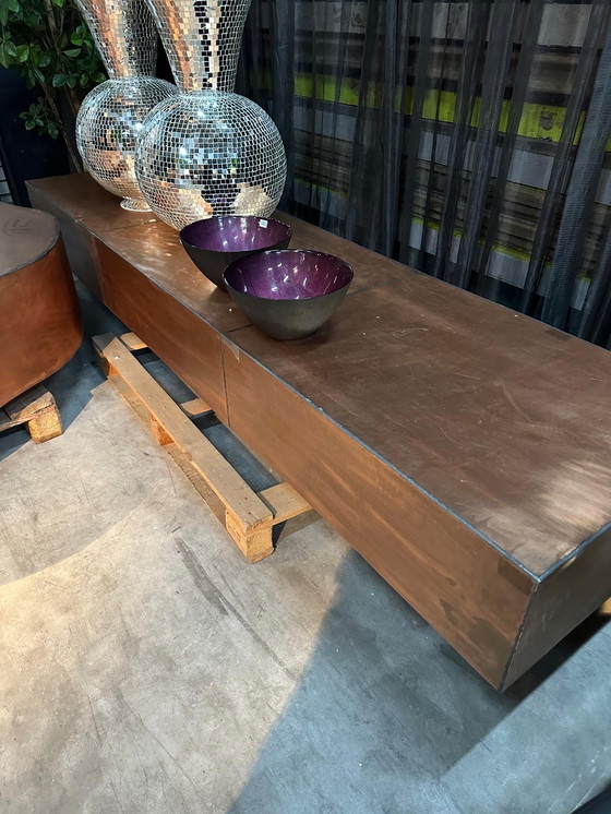 Image 1 of Modern All Copper Coffee Table