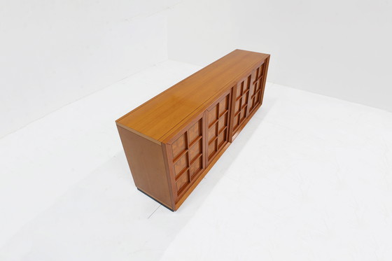 Image 1 of Vintage Brutalist Italiaans Sideboard Caccia Alla Volpe