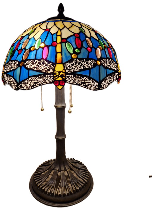 Lampada da tavolo vintage in stile Tiffany 70x40