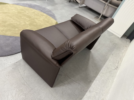 Image 1 of Leolux Bora Beta Sofa 2 Seater Brown Leather 147