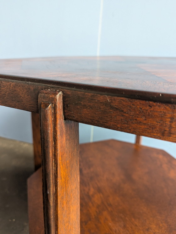 Sidetable Art Deco/ Amsterdamse School – Bijzettafels, Wood (photo 13 of 13)