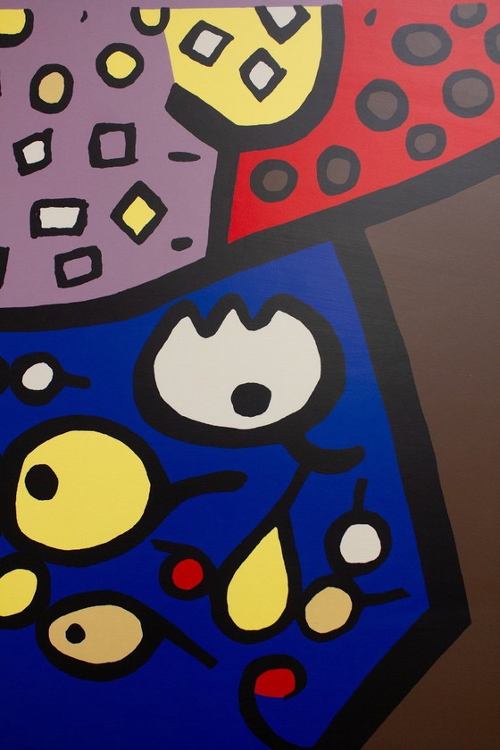 Image 1 of Paul Klee Fruits on Blue 1992 in Wooden Frame