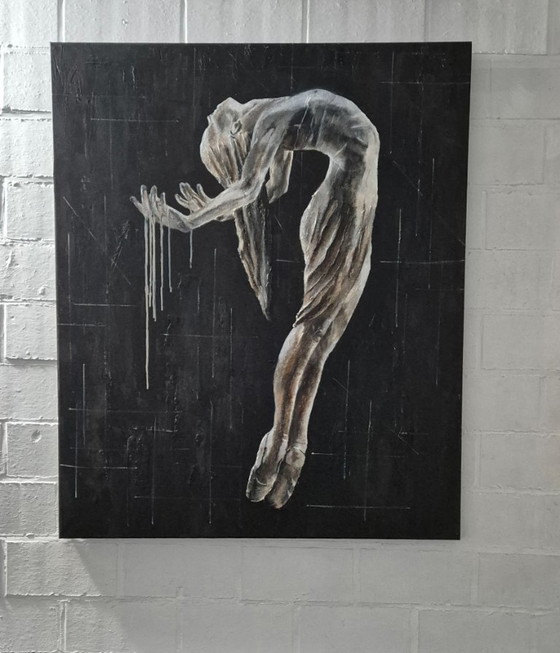 Weightless Surrender - Acrylic On Linen Canvas – Paintings & Drawings (photo 2 of 8)