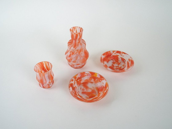 Image 1 of Set of Artistic Glass Items, Italian Design, 1970s, Production: Italy