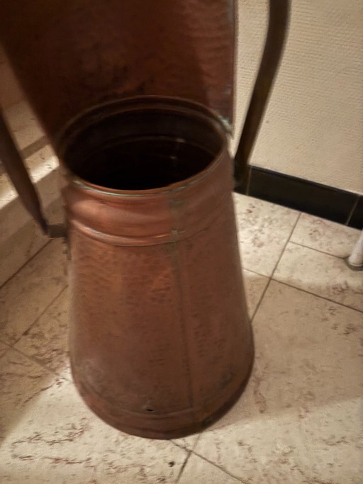 caldaia a carbone in rame