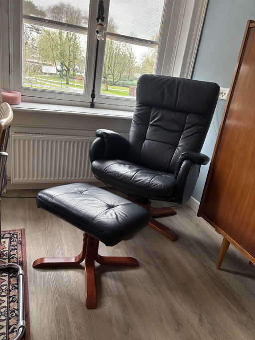 Sillón relax de cuero