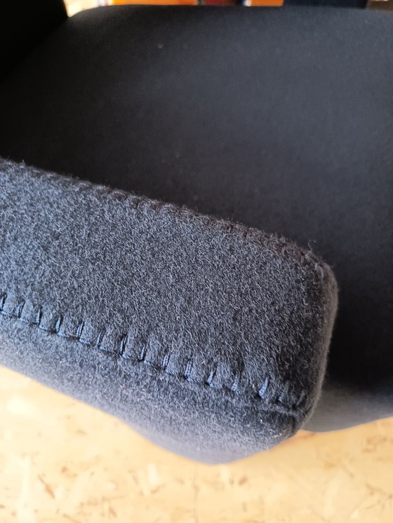 Image 1 of CASSINA Utrecht 637 armchair in Midnight BLUE Kvadrat wool by Gerrit Rietveld