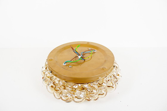 Image 1 of 1x Glass bubble flush mount light by Helena Tynell for Glashutte Limburg