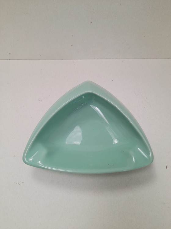Mooie watergroene asbak jaren 50 – Decoratieve objecten, Keramiek (photo 2 of 7)