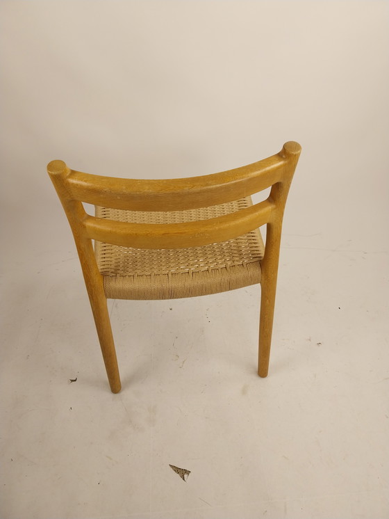 Image 1 of 1 set van 4 Niels Otto Möller stoelen model 84 1960's