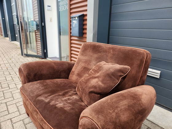 Image 1 of Baxter - Mickey Extra Armchair in Suede