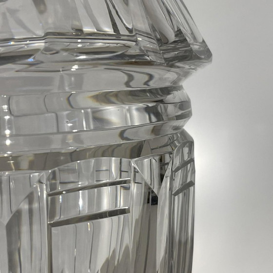 Vase Art Déco en cristal taillé par Joseph Simon pour Val Saint Lambert, années 1920 – Crystal, Art Deco (photo 8 of 13)