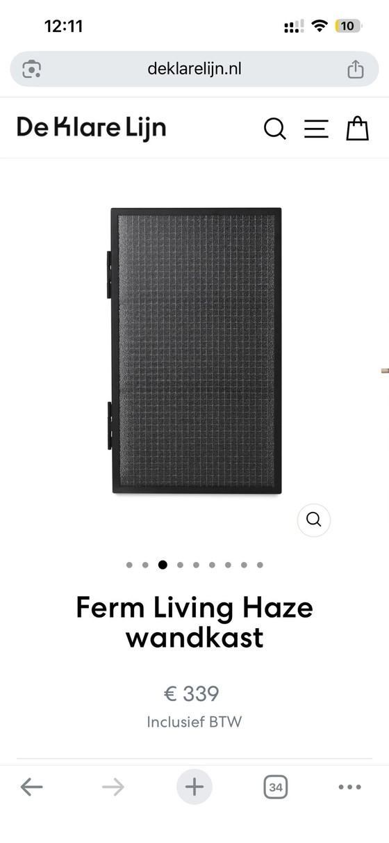 Ferm Living Haze Display Cabinet – Metal, Glass (photo 5 of 5)