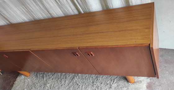 Image 1 of Dressoir van teakhout in Scandinavische stijl - jaren 60/70