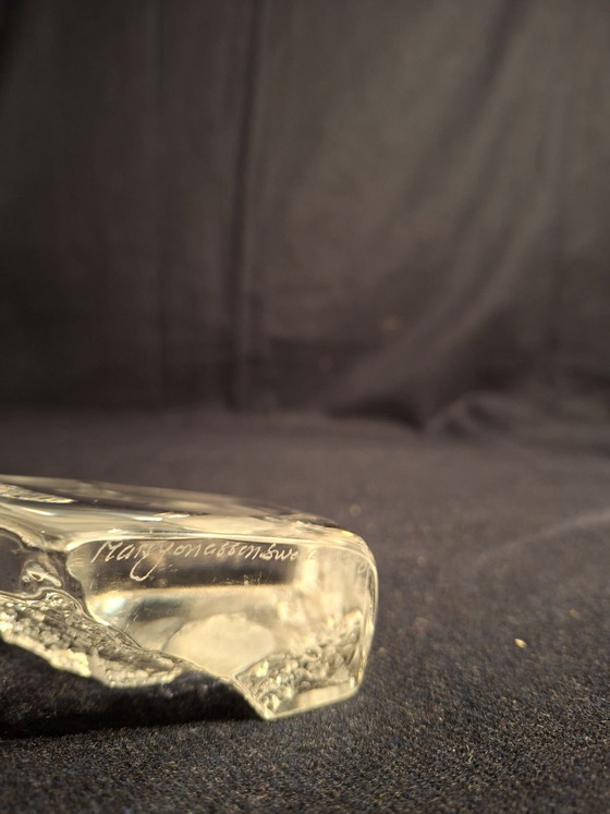 Mats Jonasson Briefbeschwerer, Dekorative Objekte, Kristall, Glas, Transparent (Foto 5 von 5)
