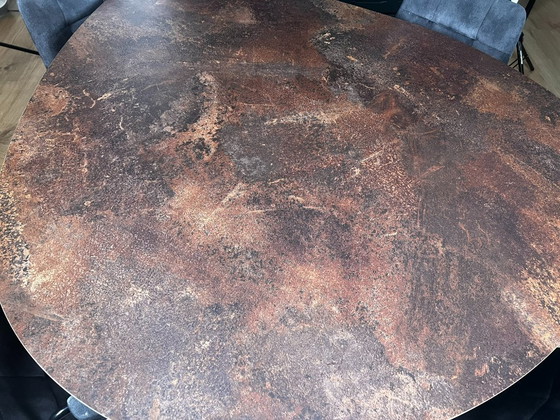 Image 1 of Tavolo da pranzo Movani Piedra 130x150 con 4 sedie