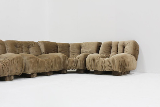 Image 1 of Vintage Italian modular sofa Rossi di Albizzate 1970s