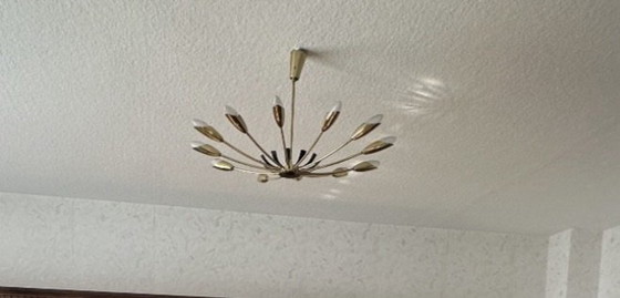 Original Kelma Royal Sputnik Ceiling light – 1960s – Brass (photo 2 of 5)