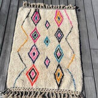 Tappeto berbero Azilal colorato – Tappeti, Wool, Cotton, Bohemian (photo 2 of 9)