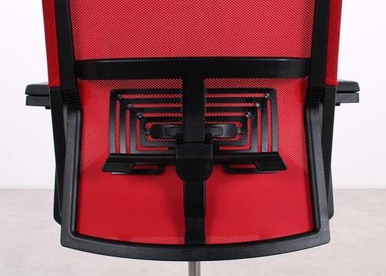 Image 1 of Haworth Comforto 5965 Office Chair Red