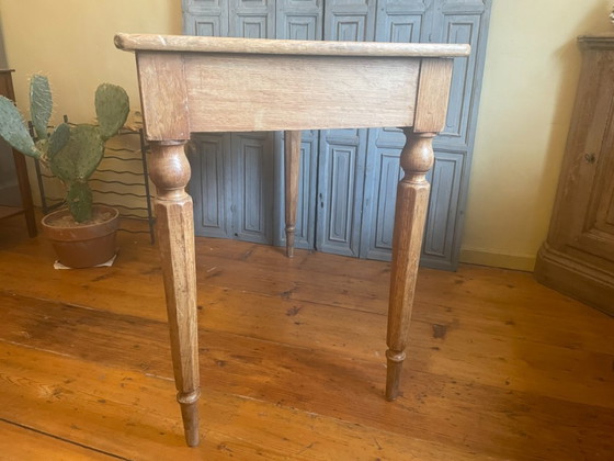 Image 1 of Tavolo in rovere, tavolo da pranzo, tavolo da lavoro, scrivania, antico francese