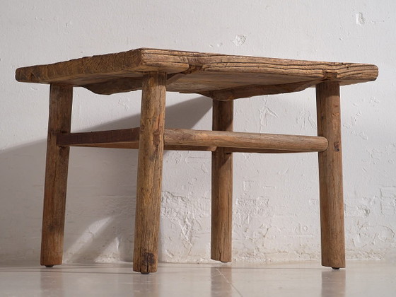 Mesa auxiliar cuadrada antigua (c.1850) #2, Mesas de comedor, Madera, Marrón, Rustic (foto 21 de 27)
