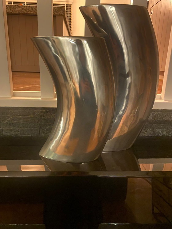 Image 1 of Set di vasi in alluminio