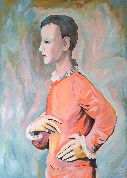 Oil painting copy of Picasso