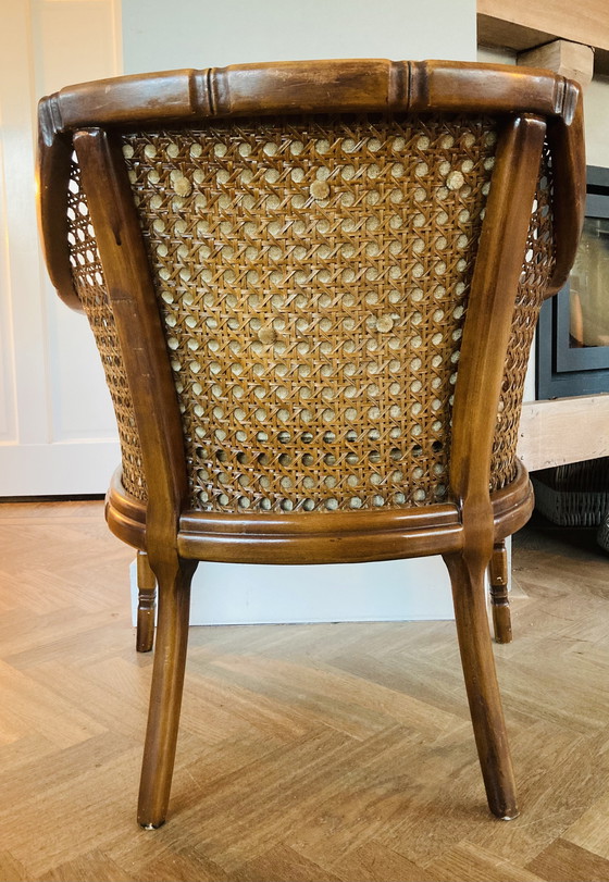 Image 1 of 70S Giorgetti Armchair, Hollywood Regency Style