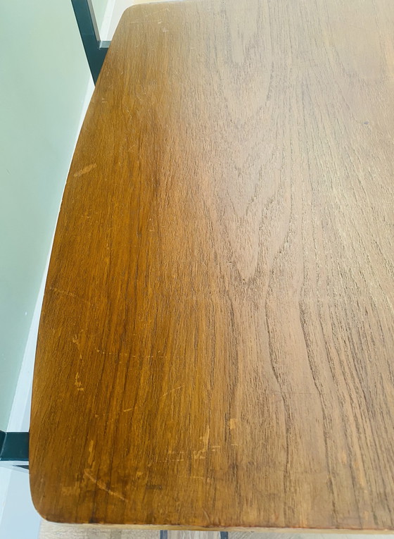 Image 1 of Auping Carelle 552 designstoel 50s - Nero metaal met teak